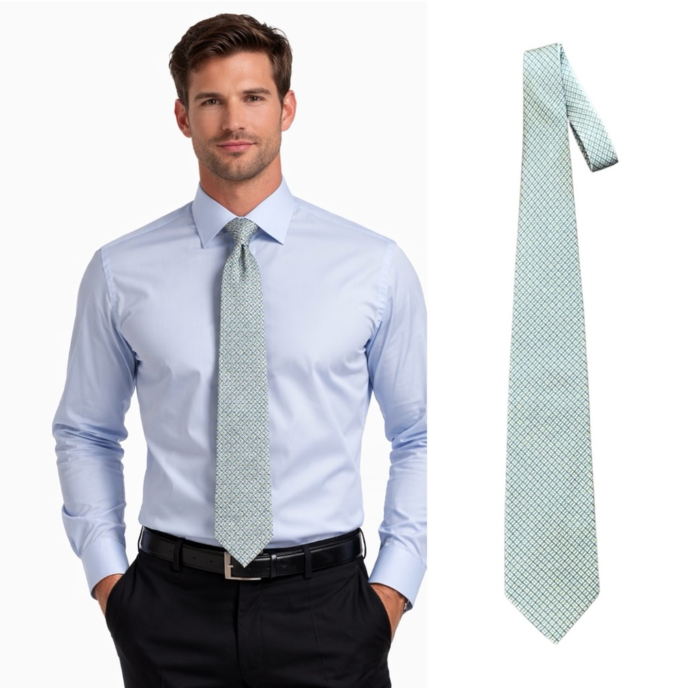 Frangi Elegant Light Blue Patterned Tie 
🔥% bundle of 3, 5, 10, 15 or 20 ties